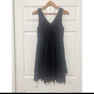 Altar'd State Sleeveless Black Lace Tiered Dress NWT Size Medium